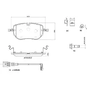 Brembo P 85 192 Remblokken
