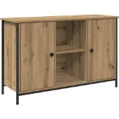 vidaXL Tv-meubelset 101 x 35 x 65 cm Artisan Eiken Bewerkt hout