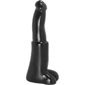 AnimHole Bull - penis dildo - zwart - 25cm
