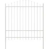 vidaXL Tuinhek WOERDEN 170 x 215 cm Gepoedercoat staal Wit