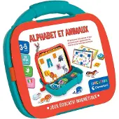 CLEMMY Magnetic Letters & Animals Case - Clementoni - From 3 years old - Multicolored - Indoor