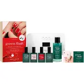 Manucurist Green Flash Retail Kit 36W - Poppy Red + Hortencia Nagellakset 1 st