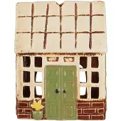 Ib Laursen - Keramieken Huisje - Orangerie - Beige - Waxinelichthouder