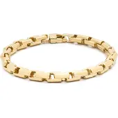 Monzario Oro Monzario geelgouden schakel armband mo-1453a-geel