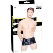 Black Level - heren short met rits - zwart