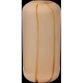 Woood Arles Vaas Met Streep - Glas - Naturel - 40x20x20