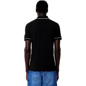 Lacoste Regular Fit Polo shirt Korte mouw zwart