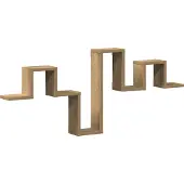 vidaXL Wandplank Muurmontage Artisan Eiken 104,5 x 43 x 10 cm