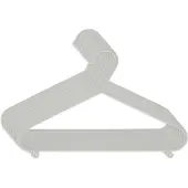 Bieco Kledinghangers 8 stuks zwart