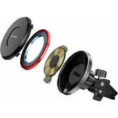 Swissten Airvent Magnetic Car Holder & Charger (15W) - 65010801