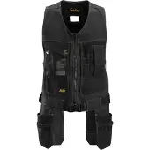 Snickers Workwear 4254 Toolvest Canvas+ Zwart maat XS heren