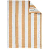 Cawö Keukendoek Piqué Cuisine Stripes Cinnamon/Platinum (Set van 4)