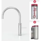 Quooker Cube Fusion round chroom met Combi reservoir