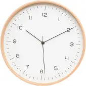 4Living Wandklok van multiplex, Ø 31 cm