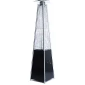 Fornorth Terrasverwarmer Pyramid 13kW Gasvermogen, zwart
