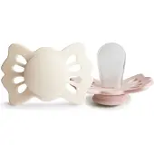 Kärkkäinen - Lucky Symmetrical Silicone 2-Pack - Cream/Blush - Size 1