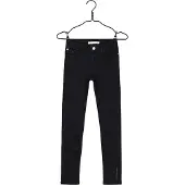 Calvin Klein Jeans skinny jeans clean black Zwart Meisjes Stretchdenim - maat 176