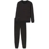 Schiesser Pyjama Long anthracite 180270 48/S