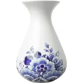 Heinen Delfts Blauw Vaas Bloem Blauw D 9,5 H 14,5 Cm