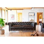 PIB Grote leren bank chesterfield Jahn Jahn