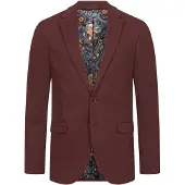 JEFF Business-colbert 'Ezra' chocoladebruin