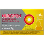 Nurofen Zetpil voor Kinderen 60 mg 10 stuks