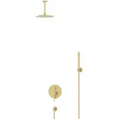 Maxaro Radius Regendouche Inbouw | Lichtgoud 20 cm Regendouche Eéngreeps