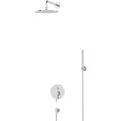 Maxaro Radius Regendouche Inbouw | Chroom 25 cm Regendouche Eéngreeps