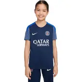 Nike Paris Saint-Germain Strike Trainingsshirt 2025-2026 Kids Donkerblauw Blauw Wit