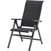 Mwh Prado standenstoel aluminium/textilene iron grey 2 stuks
