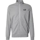 Puma Sportsweatvest 'Essentials No. 1' grijs / zwart