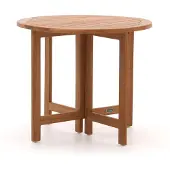 Bellagio + 15% kassakorting | Sunyard Butterfly klaptafel ø 90cm (h:75cm)