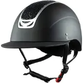 HORZE cap Apex zwart/zwart 49-51