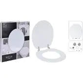 Bathroom Solutions Wc-bril | (18 inch, MDF, Wit)