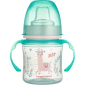 Canpol Babies | EasyStart | Siliconen Trainingsbeker | 120ml | PP | EXOTISCHE DIEREN | 6m+ Groen