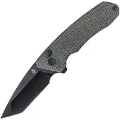 Kizer Cutlery Mad Tanto Button Lock Micarta