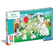 Clementoni - Puzzel - 24 Maxi Stukjes - Disney Dieren - Kinderpuzzel - Vanaf 3 jaar