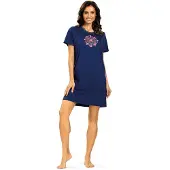 Comtessa Dames Nachthemd 'Mandala' Blue