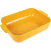 Peugeot Appolia keramiek schaal 22x32 cm Saffron yellow