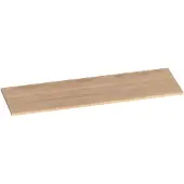 Brauer Ocean Slim Topblad 139,4x46cm - Massief Eiken - Lamellen Eiken Naturel - Badkamermeubels, Wastafelbladen - 8720359346940