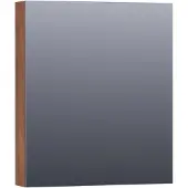 Brauer Impress Spiegelkast 59x70cm MFC 1 Deur - Rechtsdraaiend - Forest Cacao - Spiegels, Spiegelkasten - 8720359345745