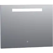 Brauer Garnet Spiegel 90x70cm - LED Verlichting Boven - Glas - Rechthoekig - Spiegels, Badkamerspiegels - 8720359338570