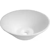 Saniclass Kono opbouwwastafel 42x15cm keramiek wit