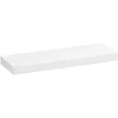 Brauer Creek Topblad Vrijhangend 139,4x50cm - MDF - Mat Wit - Badkamermeubels, Wastafelbladen - 8720359388742