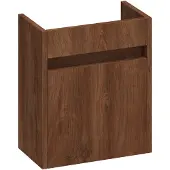 Brauer Adore Fonteinonderkast 39,5x21,6cm MFC - Linksdraaiend - Forest Cacao - 8720359371058 - Wastafels, Fonteinen, Fonteinonderkasten