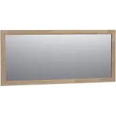 Saniclass Natural Wood spiegel 160x70x1.8cm rechthoek vingerlas zonder verlichting Grey Oak
