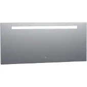 Brauer Garnet Spiegel 160x70cm - LED Verlichting Boven - Glas - Rechthoekig - Spiegels, Badkamerspiegels - 8720359338525