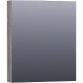 Brauer Impress Deluxe Spiegelkast 59x70cm MFC 1 Deur Met Indirecte LED Verlichting Binnen/onder - Rechtsdraaiend - Driftwood - Spiegels, Spiegelkasten - 8720359369611