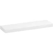 Brauer Creek Topblad Vrijhangend 160,6x50cm - MDF - Mat Wit - Badkamermeubels, Wastafelbladen - 8720359388759