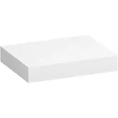 Brauer Creek Topblad Vrijhangend 59,6x50cm - MDF - Mat Wit - Badkamermeubels, Wastafelbladen - 8720359388704